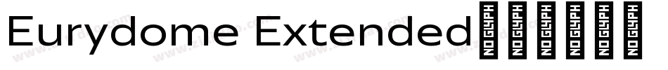 Eurydome Extended字体转换